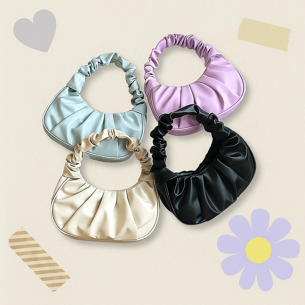 Korean Candy Shoulder Bag – Chic & Minimal